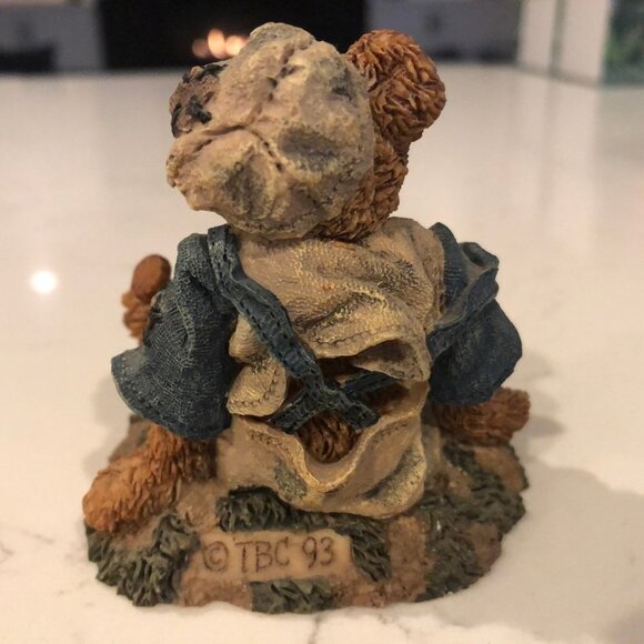 Boyds Bears & Friends Resin Figurine Style # 2218 Homer on the Plate 3rd Edition - Picture 4 of 6